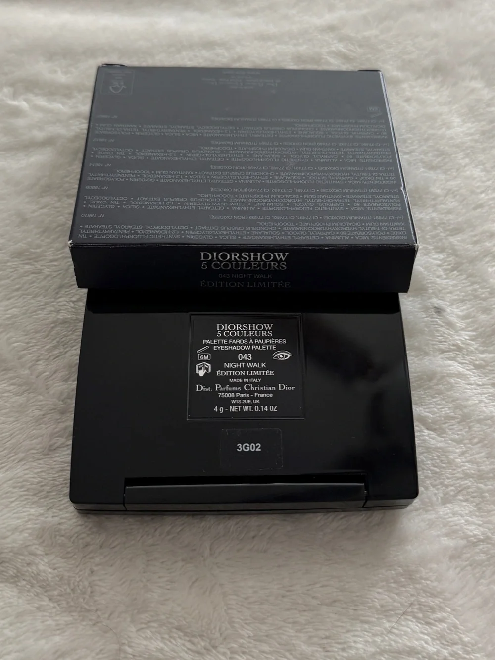 Dior Limited Edition Night Walk eyeshadow quint BNIB.